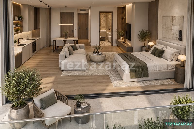 "Sea Breeze - Palm Beach"-də Təmirli Mənzil — Mənzil, Bakı (6)