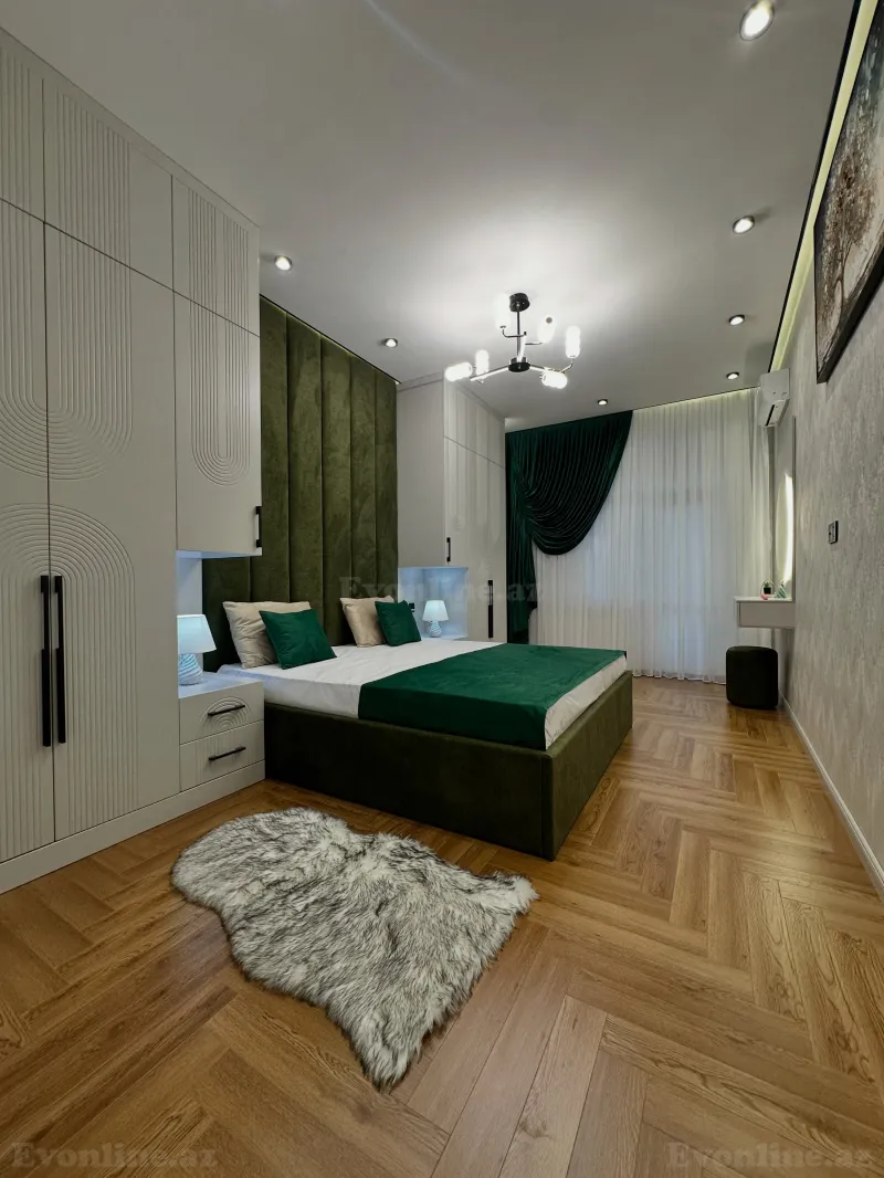 Satılır 3 otaqlı Mənzil Yeni tikili 106 m² Bakı, Xətai r., Əhmədli m — Mənzil, Bakı