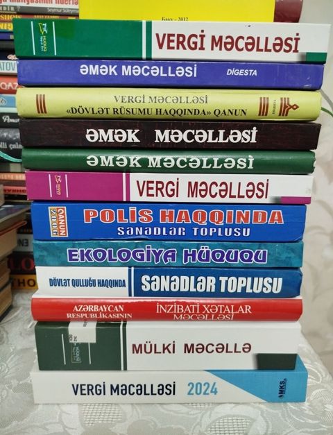 Mövzu: Azərbaycan qanunvericiliyi üzrə kitab toplusu Təsvir — Bakı