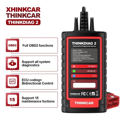 Thınkcar Thınkdıag 2 – Avtomobil Diaqnostika Cihazı - Tam OBD2 — Bakı