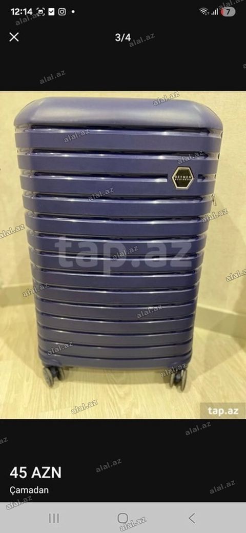 Beymen Business brendli sərt korpuslu çamadan. - Rəng: tünd mavi — 45 ₼ · Bakı · Aksesuarlar Beymen Business brendli sərt korpuslu çamadan. - Rəng: tünd mavi — Bakı
