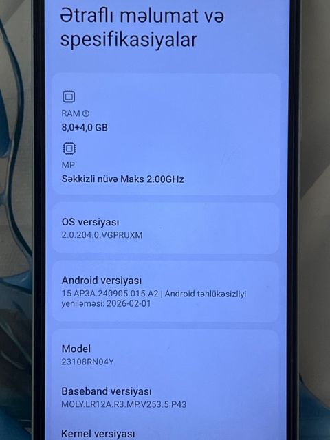 Xiaomi Redmi 13 5G Hawaiian Blue 128GB/8GB — Bakı