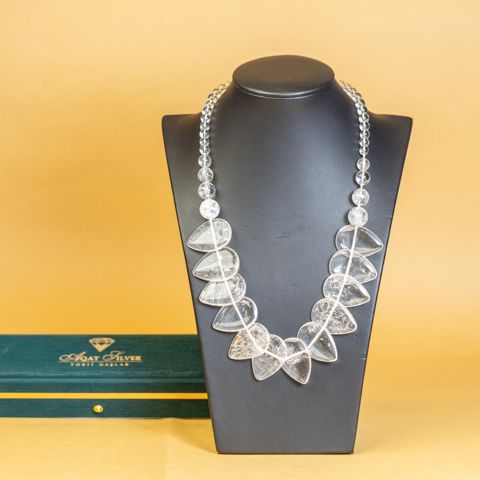 Boyunbağı qadınlar üçün Aqat Silver Təbii Daşlar 2404546, büllur — Bakı
