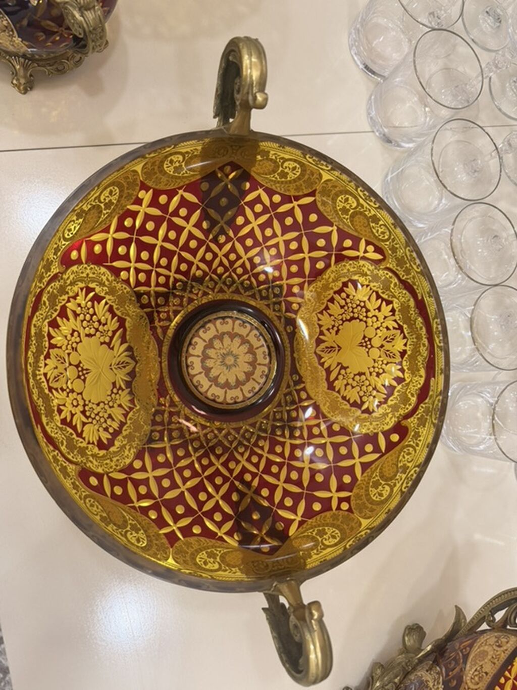 Hər biri 150 Azn. 8 parça cehizlik və servantlıq bronz qablar — Süfrə qabı, Bakı (8)