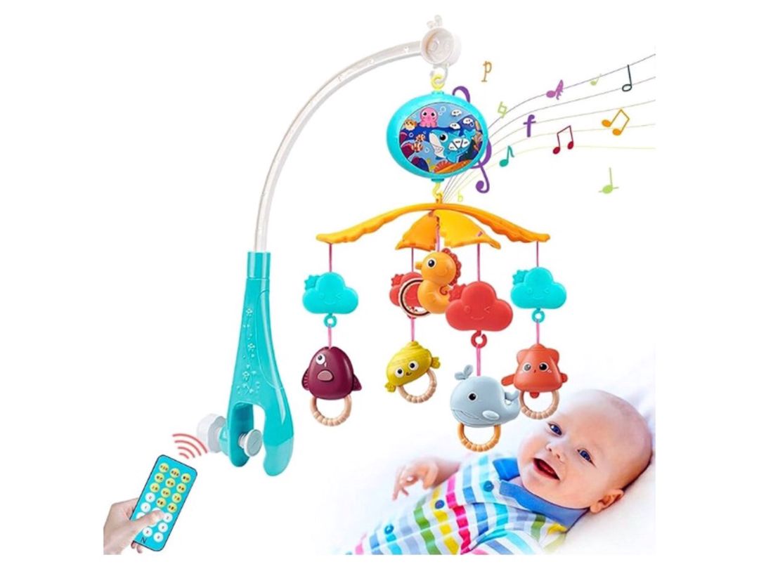 Asma və fırlanan musiqili putlu oyuncaq Happy Bed Bell — Mallar, Bakı (2)