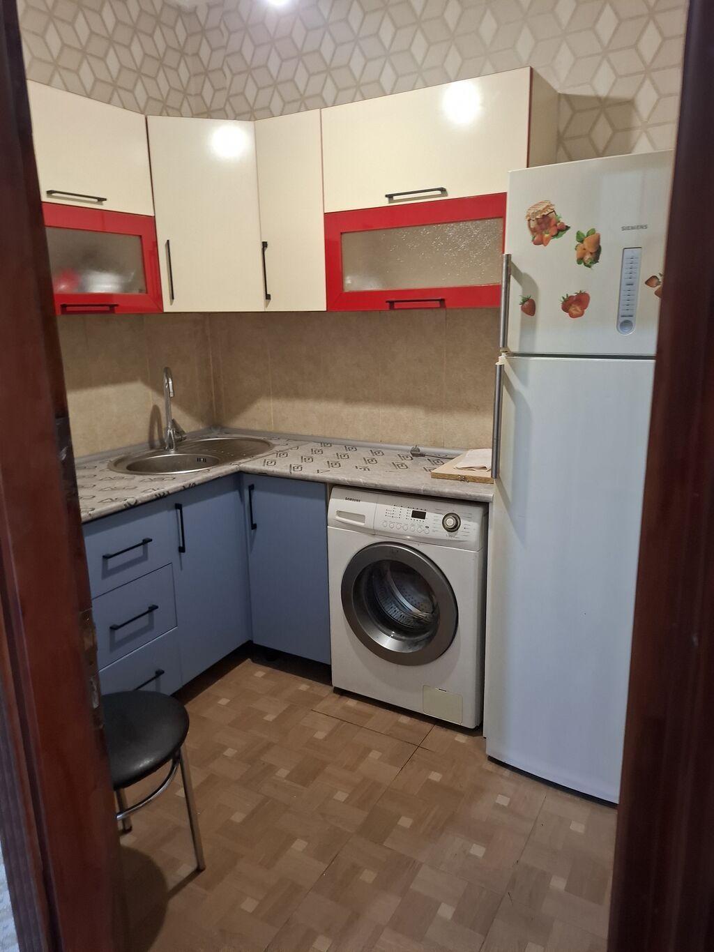 2 otaqlı mənzil – interyer və avadanlıqla Plan: - Geniş işıqlı — Mənzil, Bakı (10)