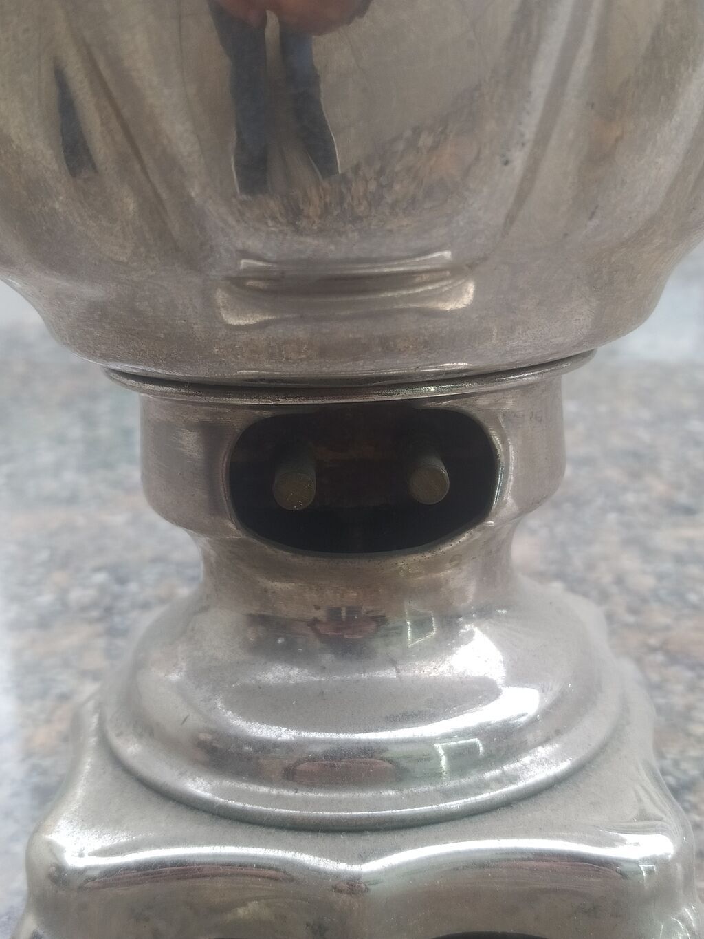 Klassik metal samovar - Material: cilalanmış metal/nişasta rəngli — Samovarlar, Bakı (5)