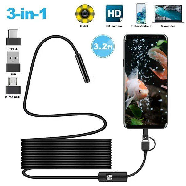 Endoskop kamera "AN100 sərt kabel" 1 metr — Səs texnikası, Bakı (3)