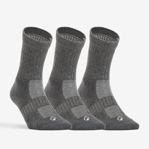 İdman corabları Decathlon 8544628, boz, ölçü 39-42, 3 əd — Bakı