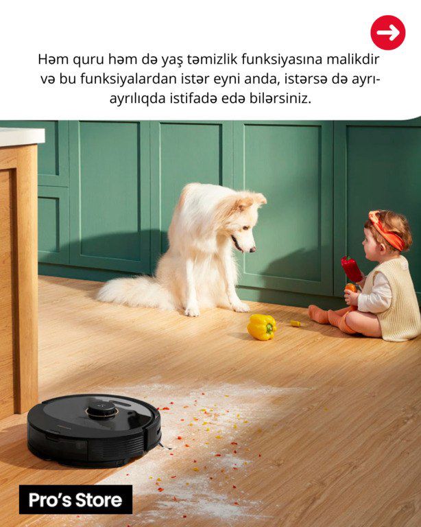 Robot-tozsoran "Roborock Q8 Max Plus" — Ev texnikası, Bakı (6)