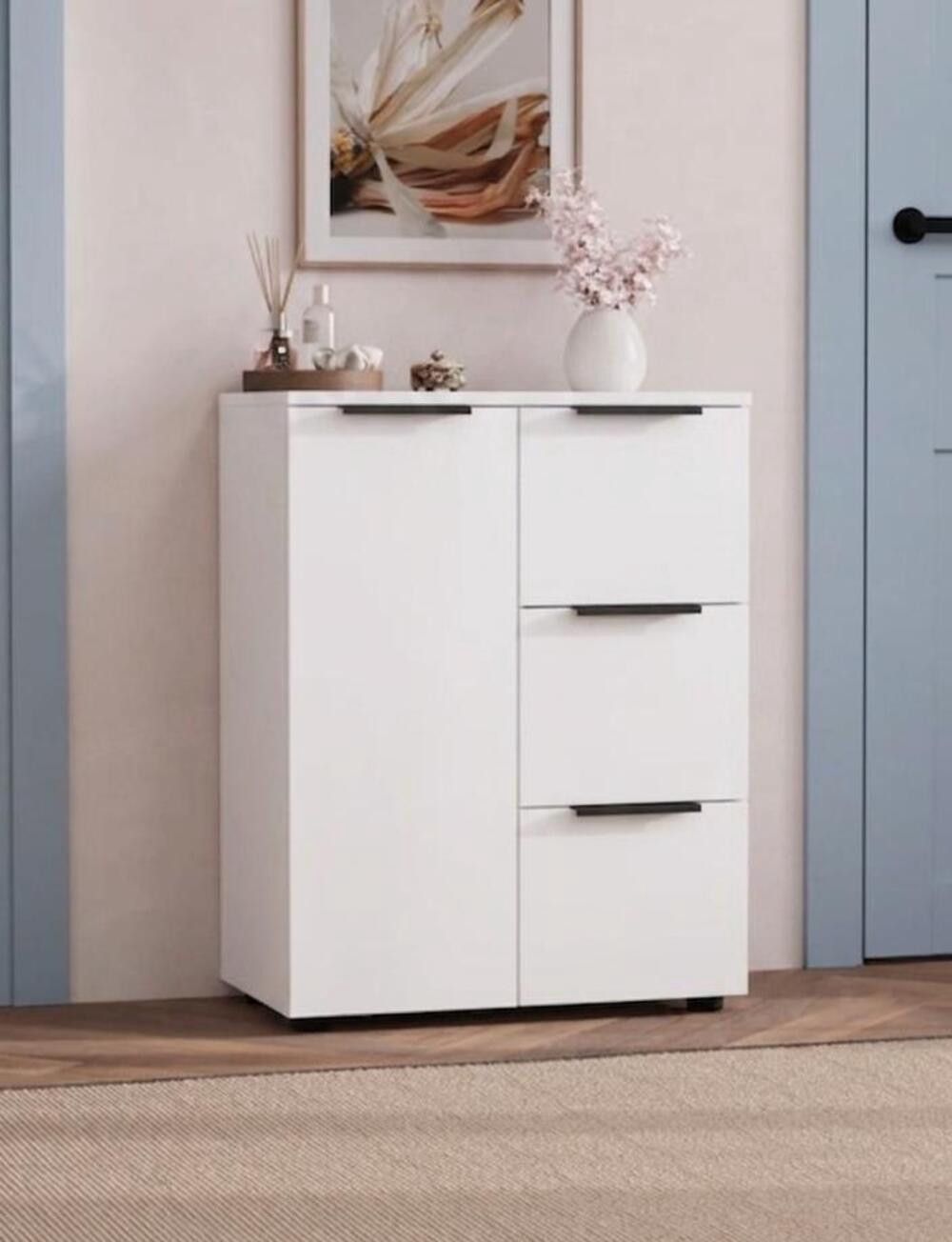 Komod MB 2, laminat, ağ, 90x70x35 sm — Mallar, Bakı