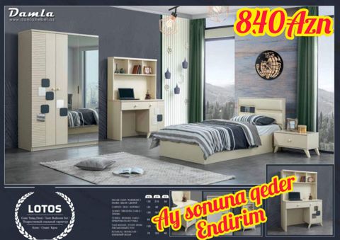 Gənc yataq otağı mebeli — Bakı