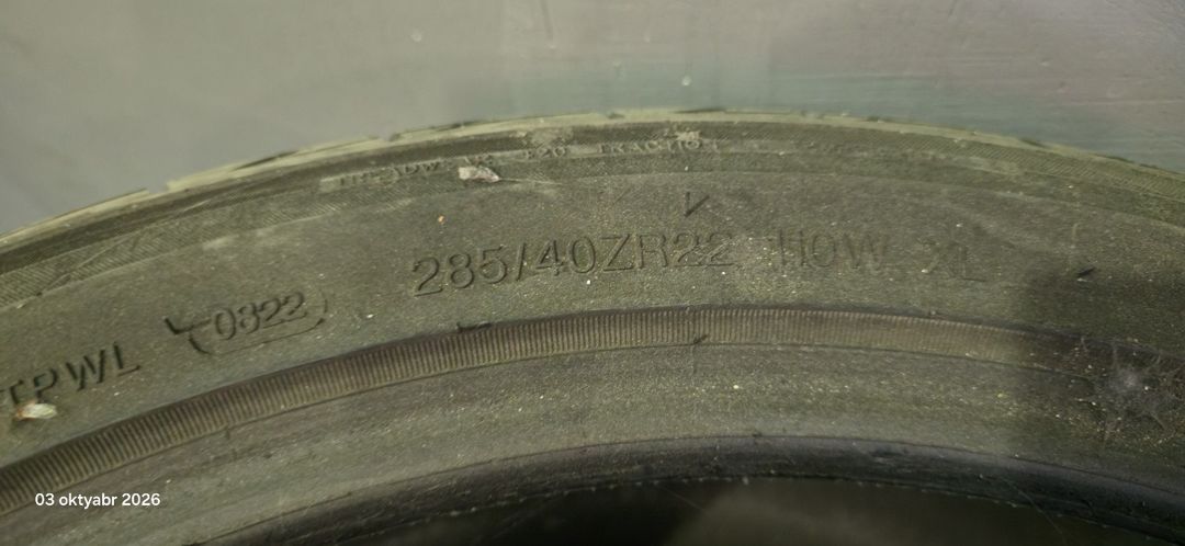 Range Rover şinləri 285/40 R22 — Ehtiyat hissələri və aksesuarlar, Bakı (5)