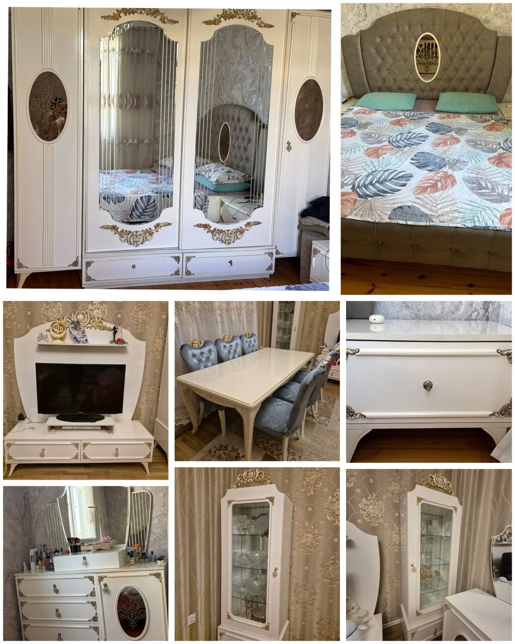 Yataq dəsti+qonaq hamısı birlikdə 1300₼. Matrası var.Yaxşı — Yataq otağı mobilya dəstləri, Mehdiabad