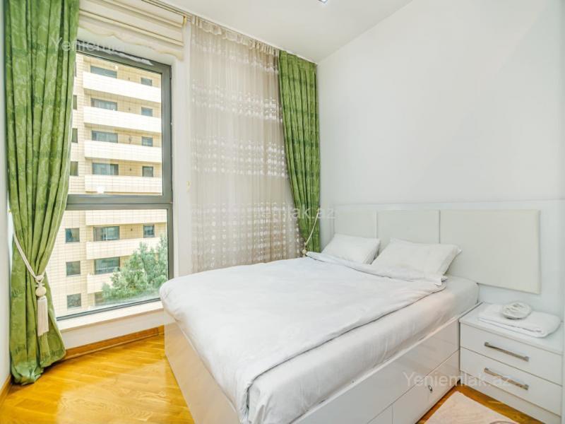 Kirayə 3 otaqlı Bina evi menzil (Yeni tikili), 100 m², Nəsimi rayonu — Mənzil, Bakı (9)