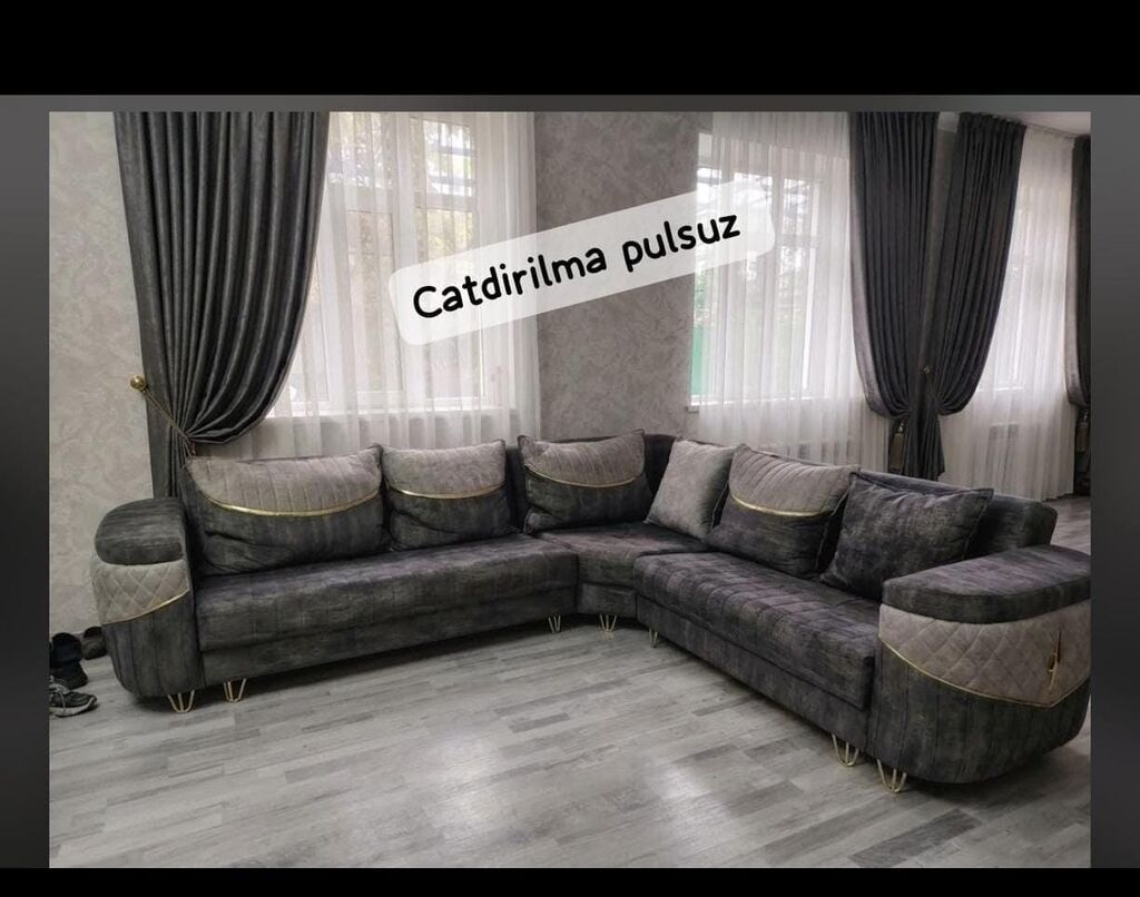 Divan Olcu 2.65x295 Acilan ve bazali *Qiymeti 480 Catdirilma — Mebel, Bakı