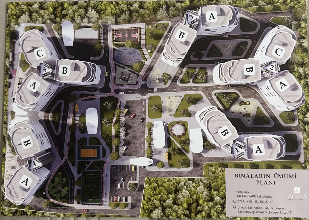 Satılır 4 otaqlı yeni tikili 121 m² — Mənzil, Bakı (6)