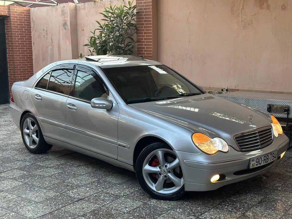 Mercedes C 240, 2.6 L, 2002 il, 200 000 km 90-RB-794 — Avtomobillər, Bakı (3)