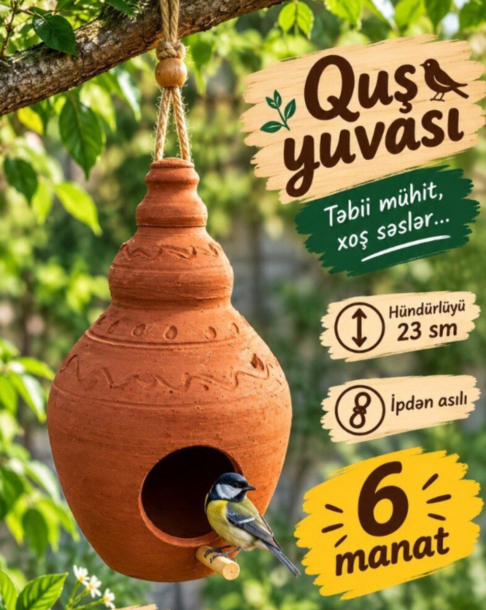 Quş yuvası — Heyvan malları, Bakı