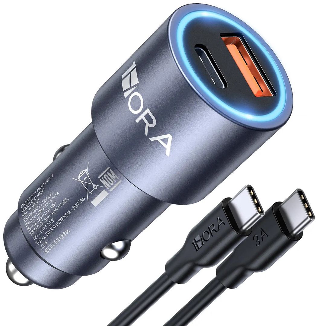 1HORA Fast Charger Auto Charger 38W GAR241 Grey — Ehtiyat hissələri və aksesuarlar, Bakı (2)
