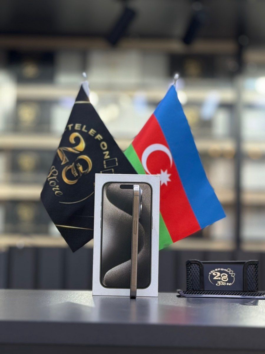 Apple iPhone 15 Pro Natural Titanium 128GB/8GB — Smartfonlar, Bakı (2)