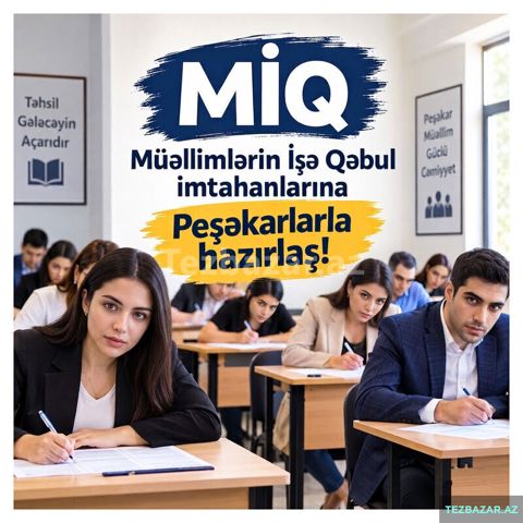Miq sərtifikasiya imtahanına Hazırlıq — 80 ₼ · Bakı · Təlim, kurslar Miq sərtifikasiya imtahanına Hazırlıq — Bakı
