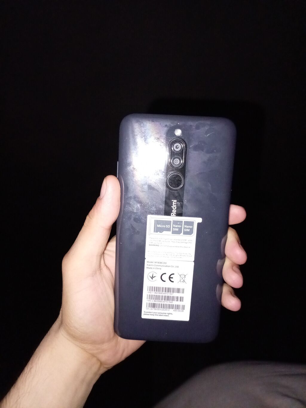 Redmi 8, 64 GB, rəng - Qara, İki sim kartlı — Xiaomi, Yevlax (4)