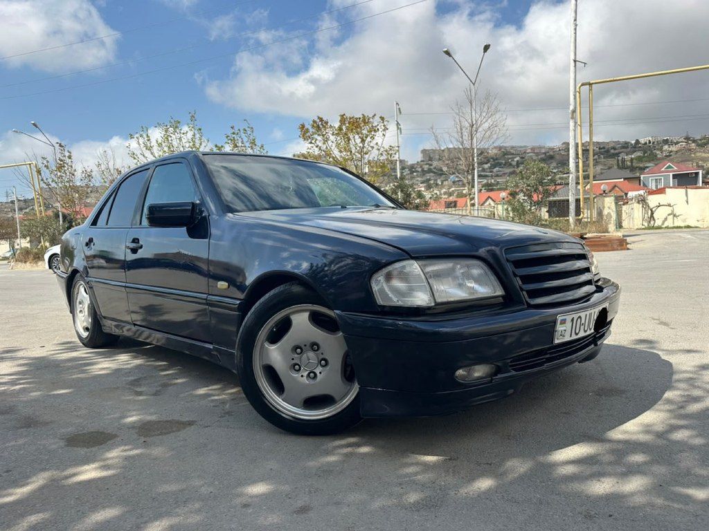 Mercedes C 180, 1.8 L, 1998 il, 500 000 km — Avtomobillər, Bakı (7)