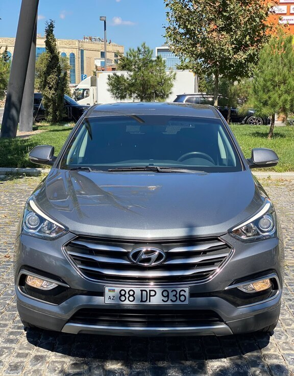 Hyundai Santa Fe, 2017 il, 192000 km, 2 L 88-DP-936 — Avtomobillər, Bakı (3)