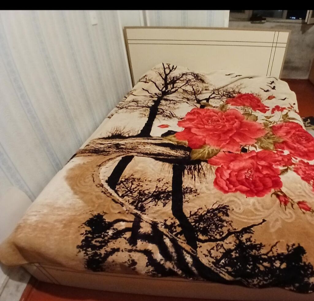 Yataq dəsti – ikinəfərlik çarpayı və ortopedik döşək - Ölçü: təxmini — Yataq otağı mobilya dəstləri, Bakı