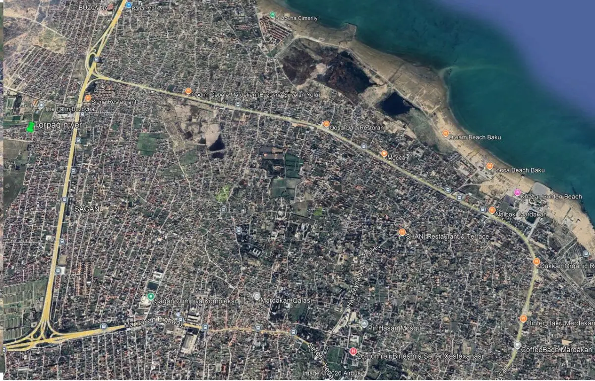 7 sot Torpaq Satılır, Buzovna, Xəzər, Bakı — Torpaq, Bakı (3)