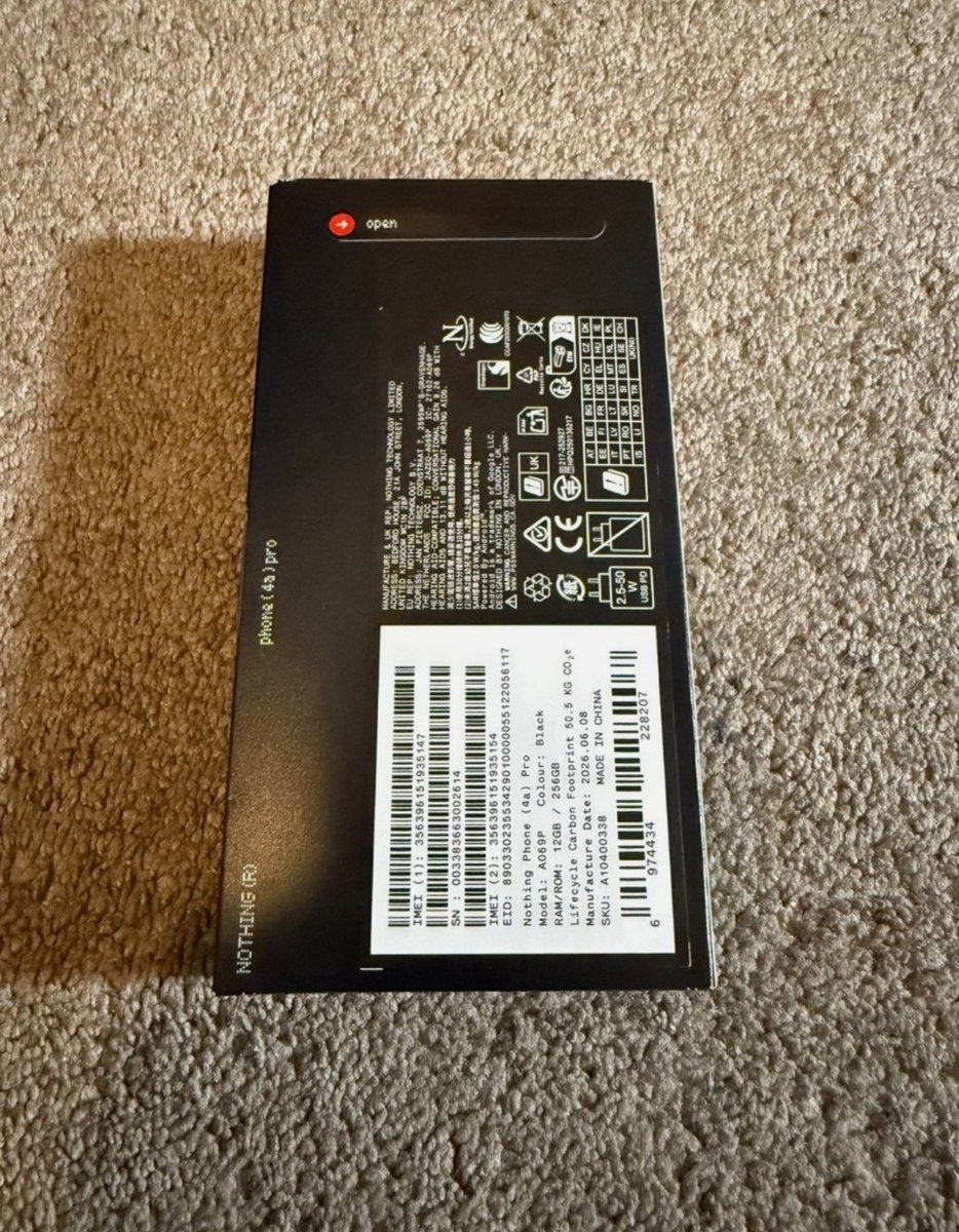 Nothing Phone (4a) Black 256GB/8GB — Smartfonlar, Bakı (2)