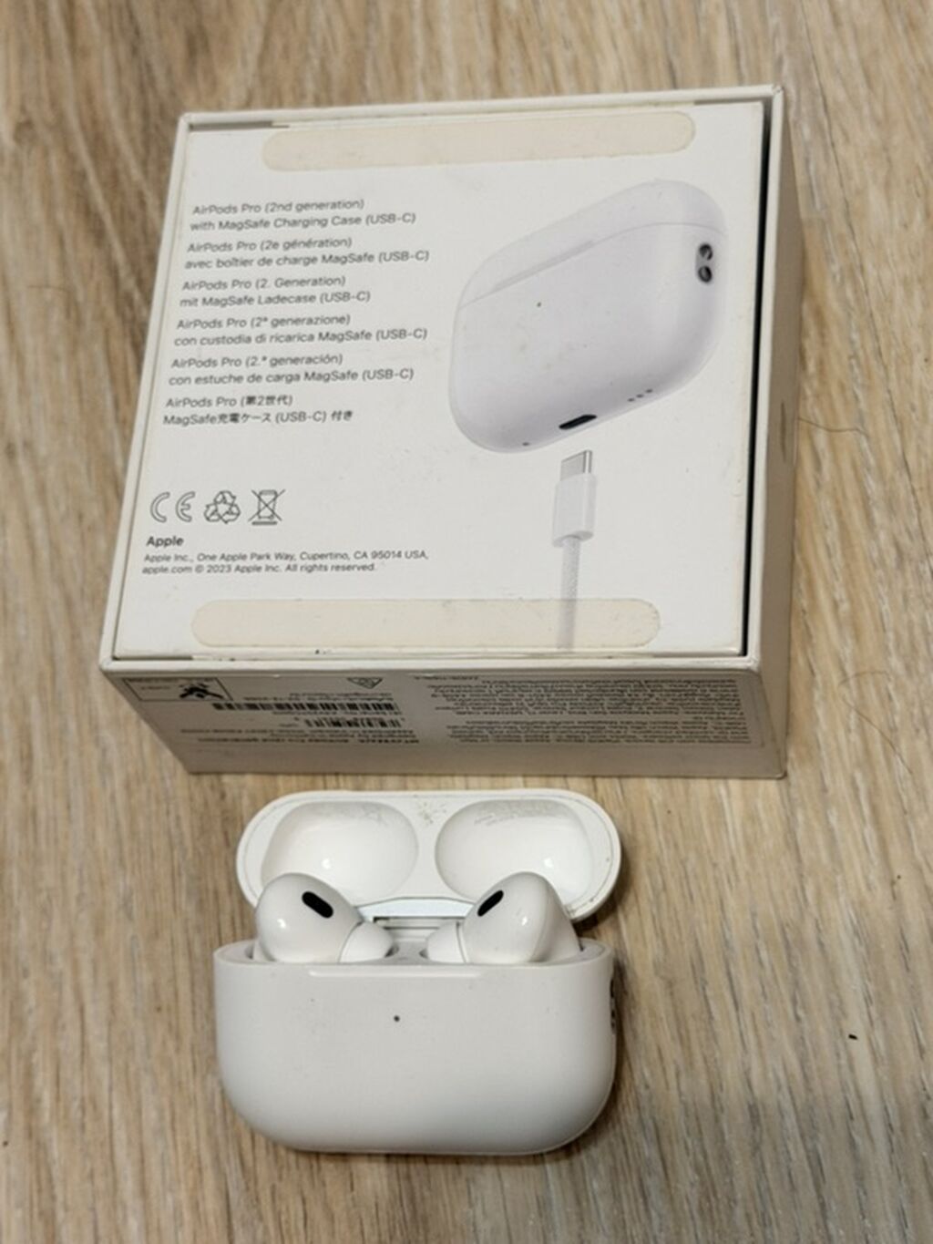 Apple AirPods Pro (2-ci nəsil) – Usb‑c MagSafe şarj qutusu ilə — Qulaqcıqlar, Bakı (3)