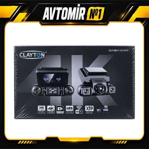 Clayton X19 Avtomobil üçün Videoqeydiyyatçı / Dash Cam Clayton X19 — Bakı