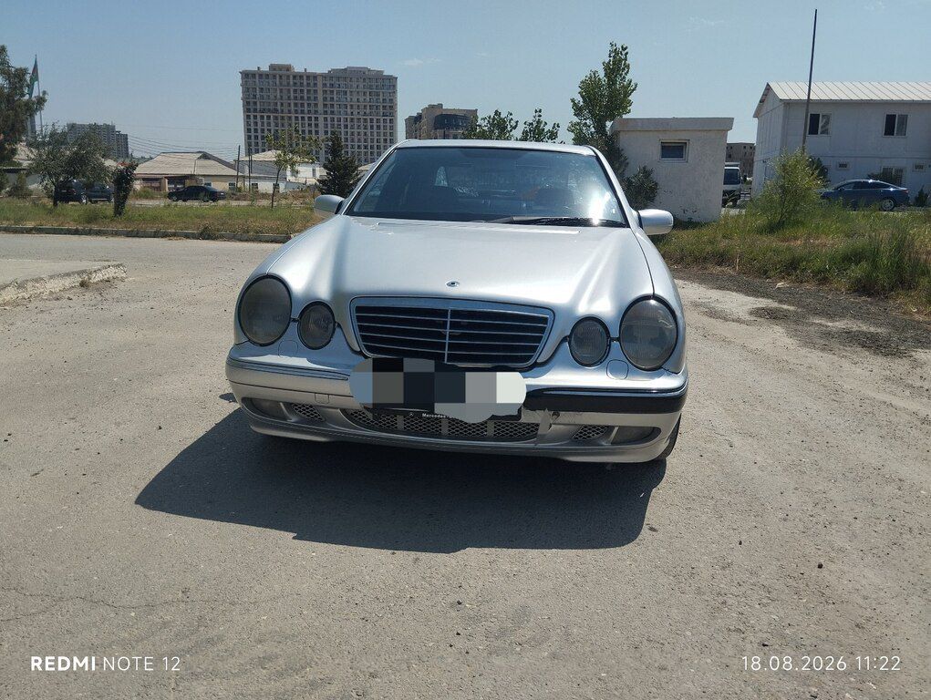 Mercedes E 320, 3.2 L, 1999 il, 414 475 km — Avtomobillər, Bakı (8)
