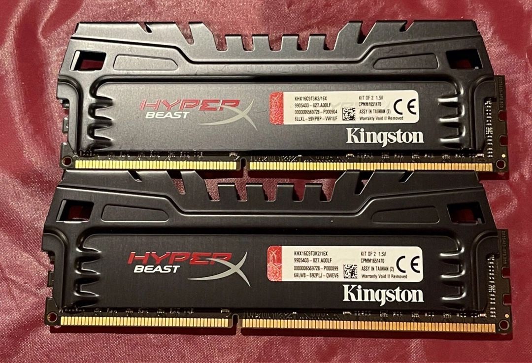 Kingston Hyperx 16 GB DDR3 2400 CL11 — Kompüterlər və noutbuklar, Bakı (2)