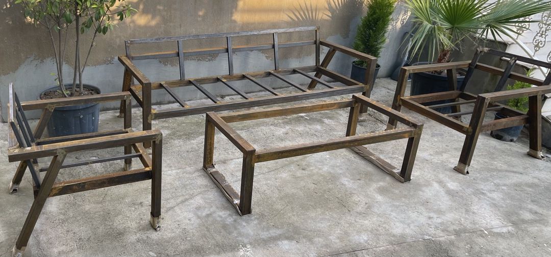 Bağ üçün masa və oturacaqlar — Mebel, Gəncə (2)