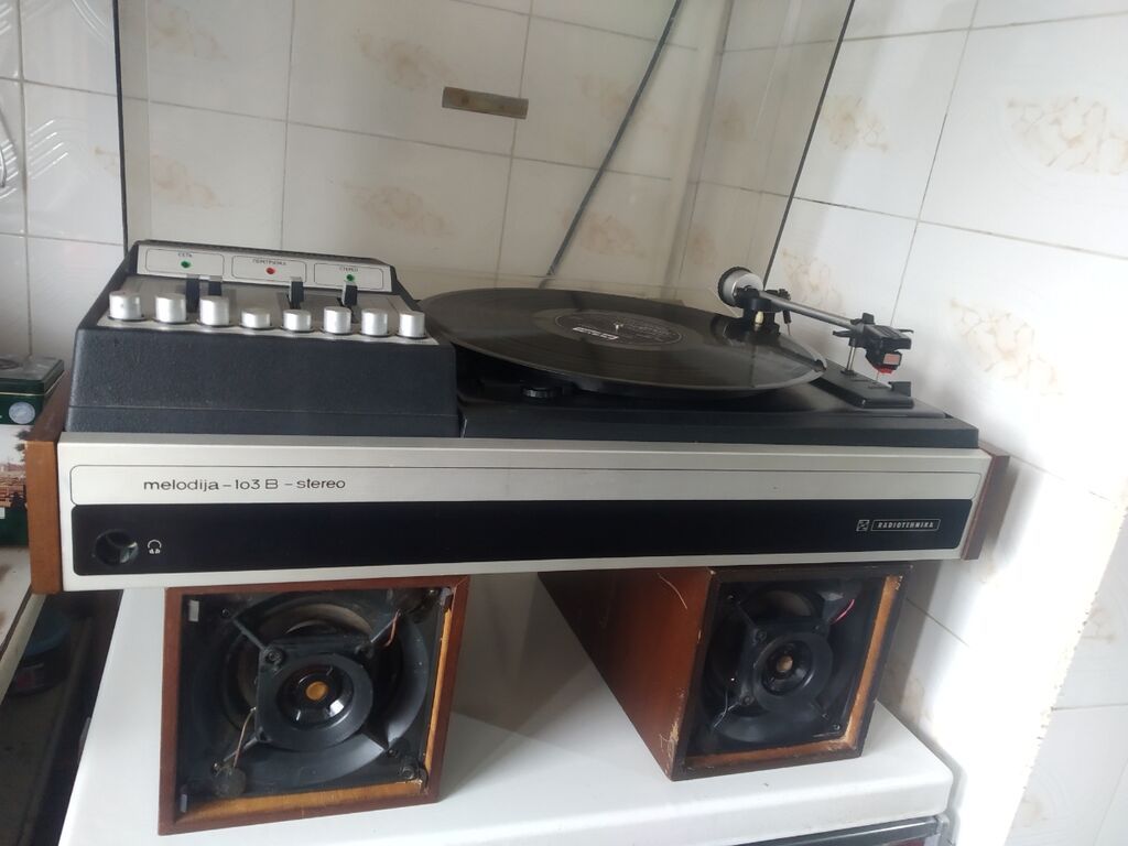 Radiotehnika “melodija‑103B stereo” vinil pleyer və inteqrə olunmuş — Akustik sistemlər, Bakı (5)