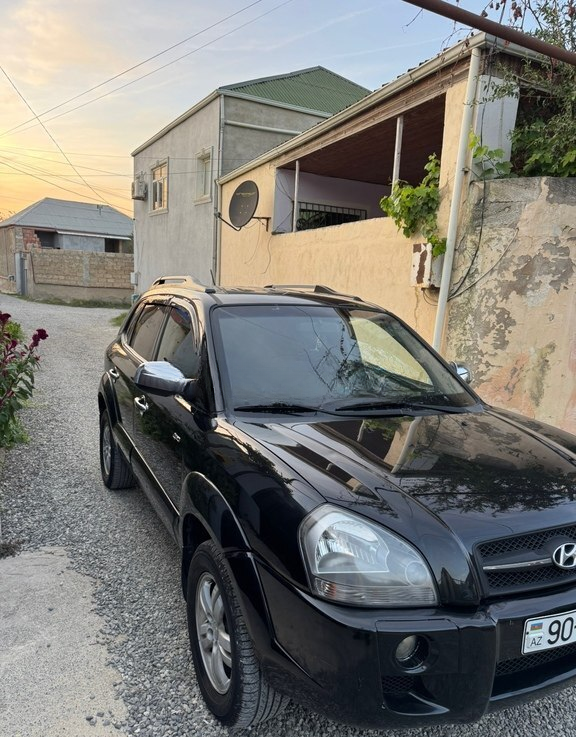 Hyundai Tucson, 2007 il, 307400 km, 2 L 90-BD-052 — Avtomobillər (4)