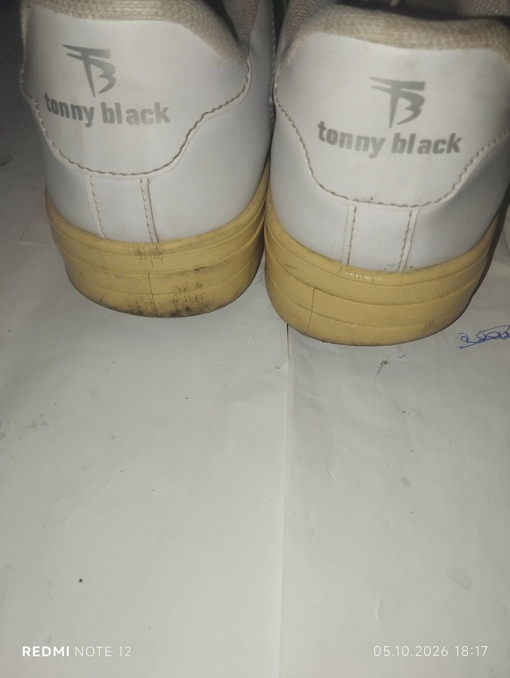 Tonny Black ağ rəngli idman ayaqqabısı - Rəng: üst hissə ağ, altlıq — Krossovkalar, Bakı (3)