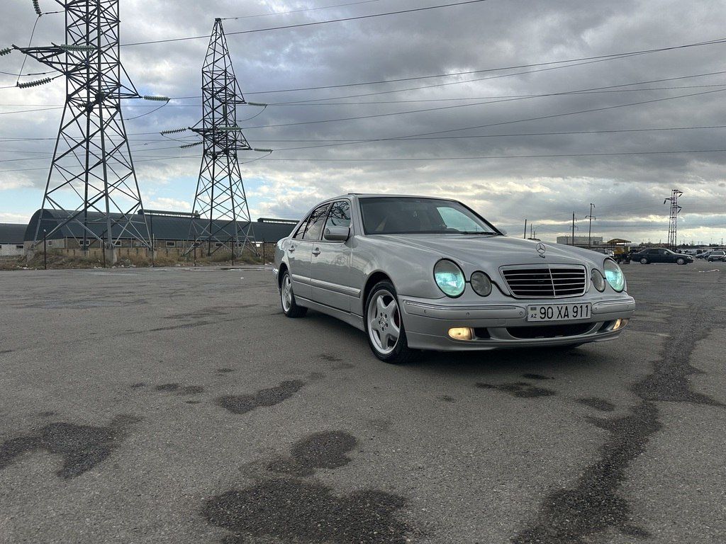 Mercedes E 240, 2.4 L, 1999 il, 412 123 km 90-XA-911 — Avtomobillər, Bakı (4)