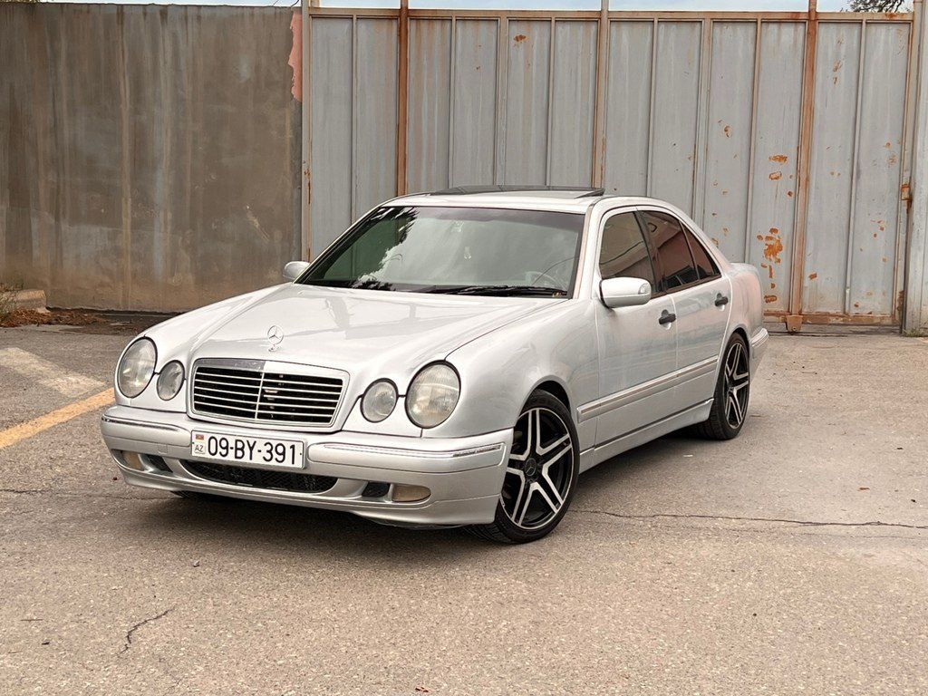 Mercedes E 220, 2.2 L, 1998 il, 308 000 km 09-BY-391 — Avtomobillər, Sumqayıt (3)