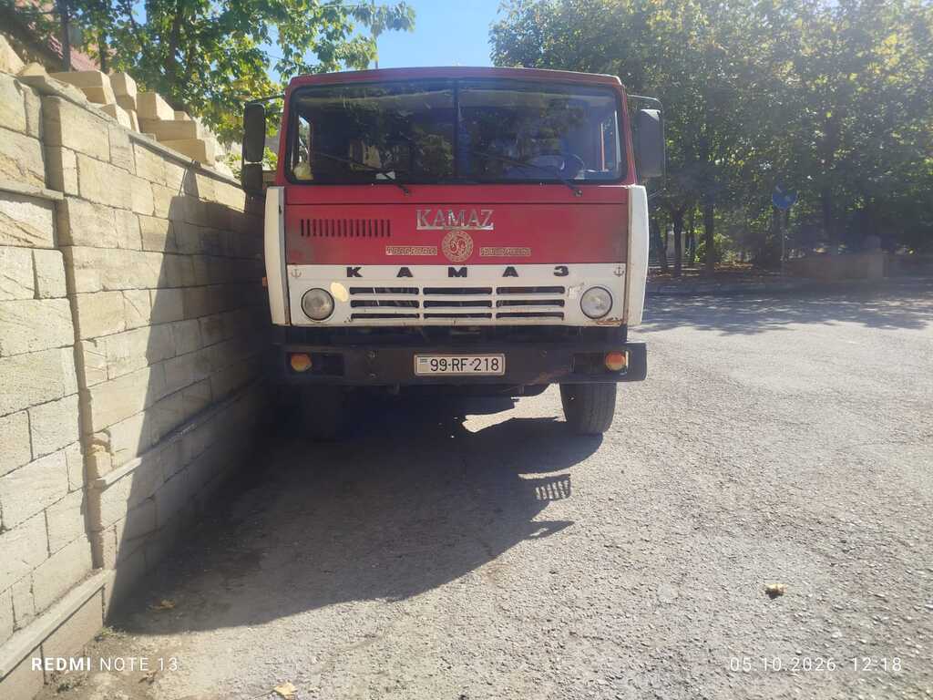 KamAz 6520, 11 L, 1992 il, 88 293 km 99-RF-218 — Yük maşınları, Şamaxı