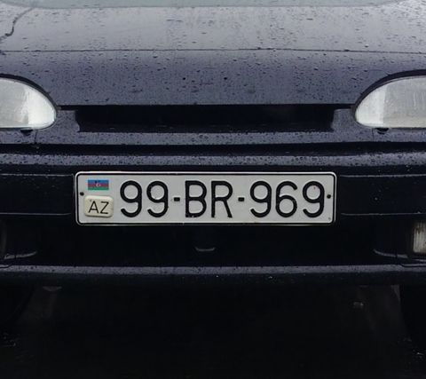 Avtomobil qeydiyyat nişanı - 99-BR-969 — Ağcabədi