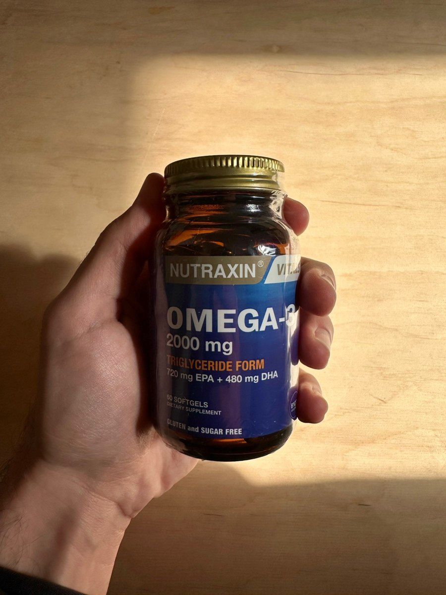 Balıq Yağı Vitamin Omega-3 2000 mg Nutraxin Norveç — Gözəllik və səhiyyə, Bakı (5)