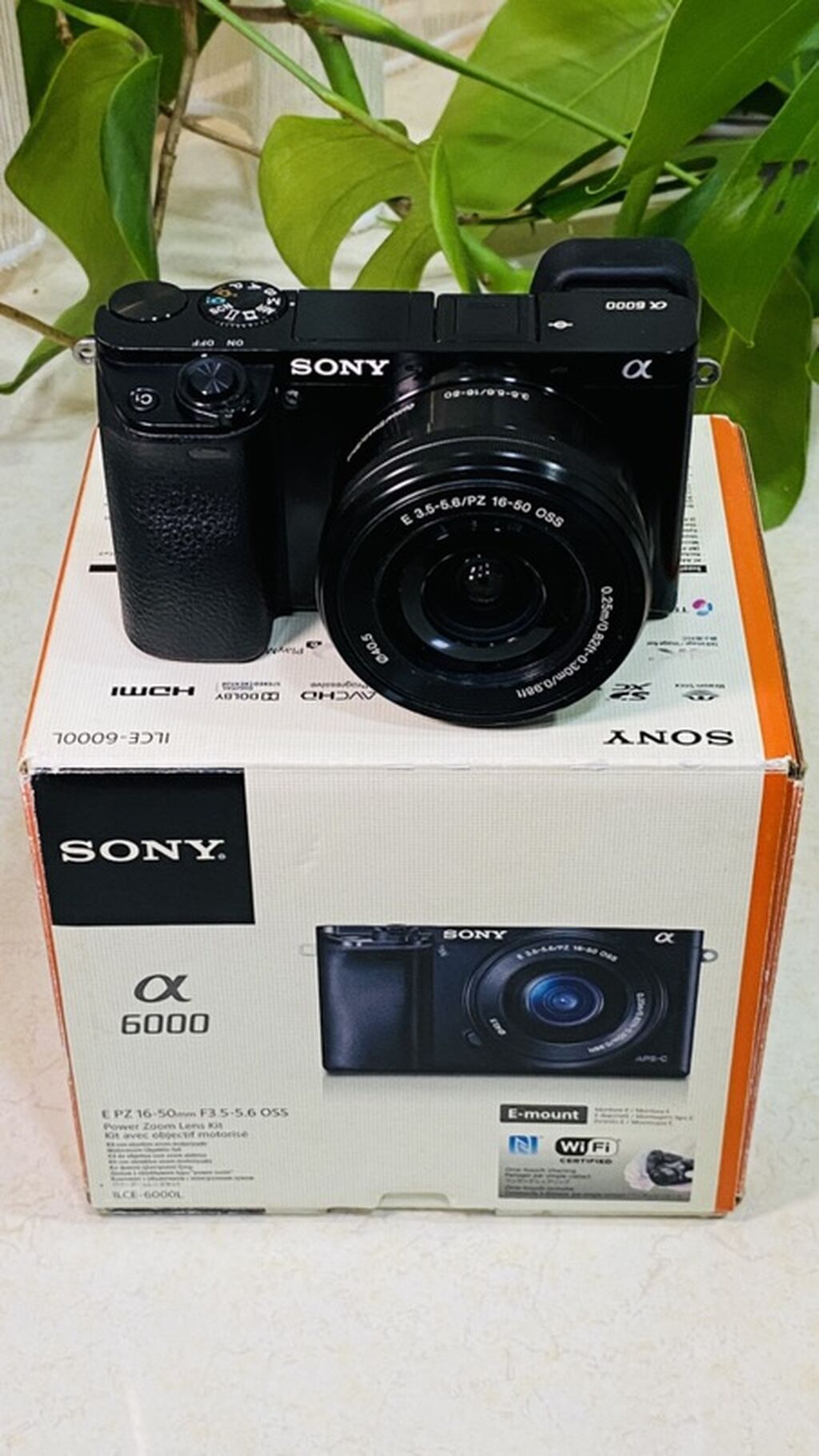 Sony Alpha a6000 güzgüsüz fotoaparat + E PZ 16-50mm f/3.5-5.6 OSS kit — Fotoaparat, Bakı (5)