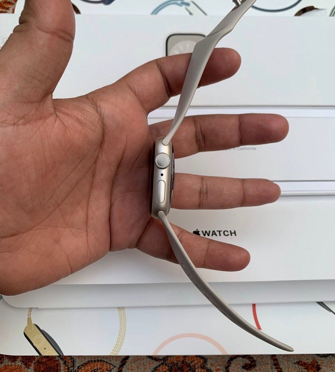 Apple Watch Series 8 Aluminum Cellular Starlight 45mm — Ağıllı saatlar və biləkliklər, Bakı (5)