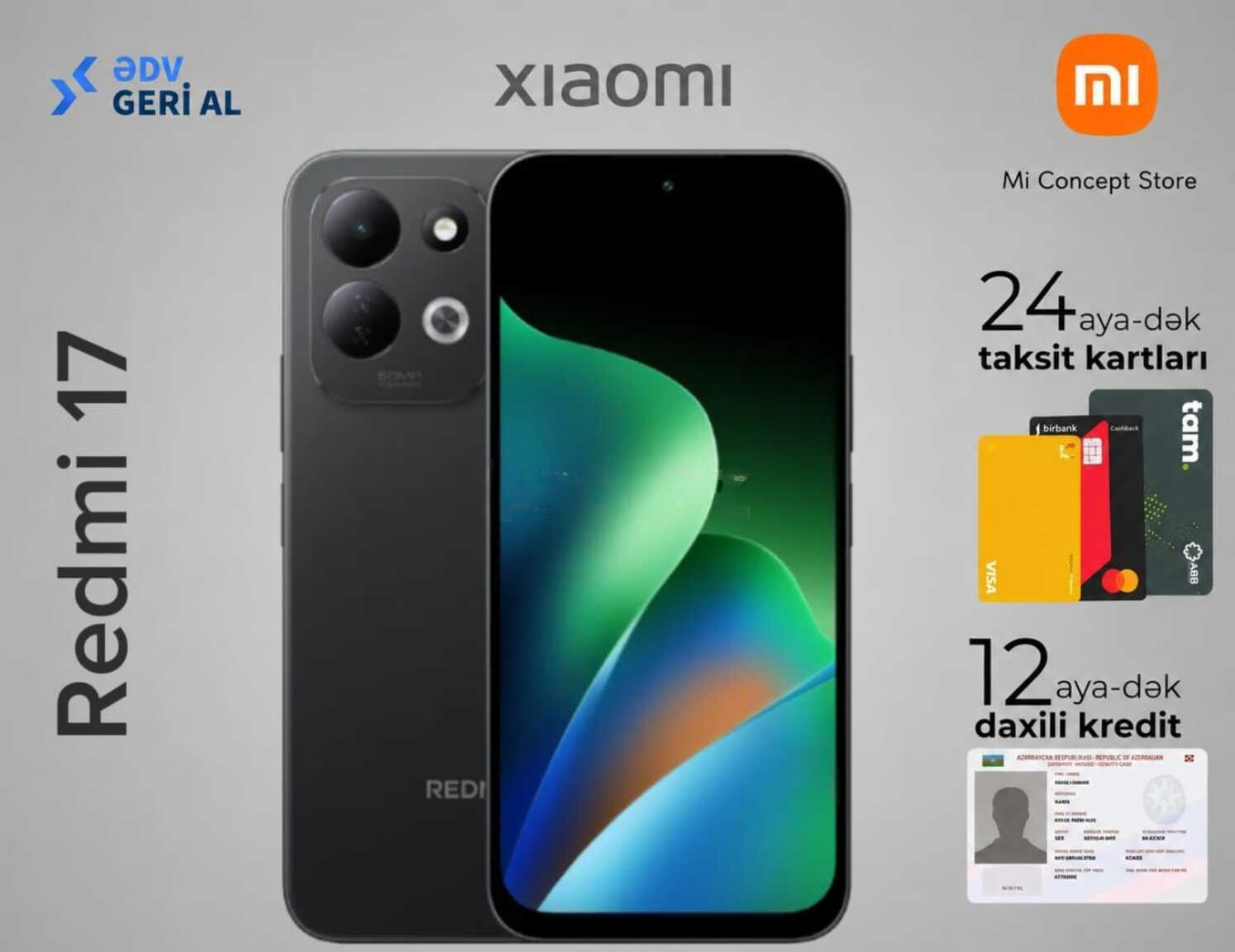Xiaomi Redmi 17, 4 GB