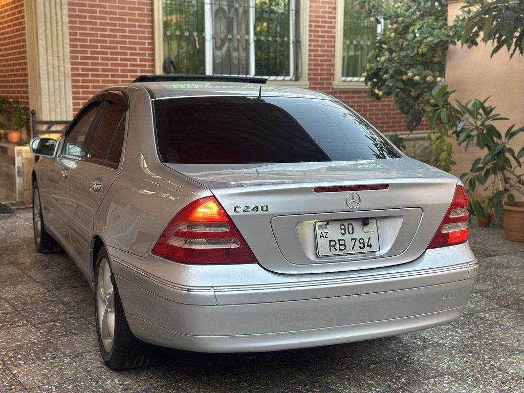 Mercedes C 240, 2.6 L, 2002 il, 200 000 km 90-RB-794 — Avtomobillər, Bakı (6)