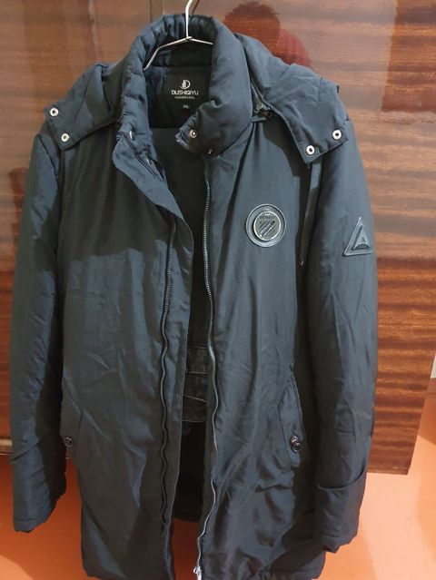 Dushıqıyu kişi parkası – 3XL ölçü - Rəng: qara - Uzun model, qış üçün — 30 ₼ · Bakı · Kurtkalar Dushıqıyu kişi parkası – 3XL ölçü - Rəng: qara - Uzun model, qış üçün — Bakı